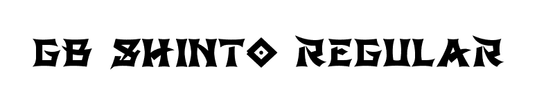 GB Shinto Regular font preview