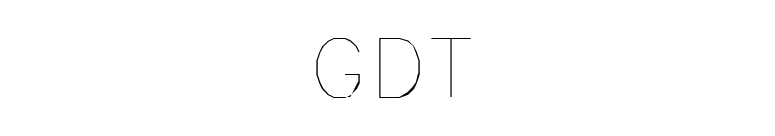 GDT font preview