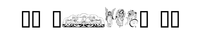 GE Angels II font preview
