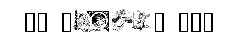 GE Angels III font preview