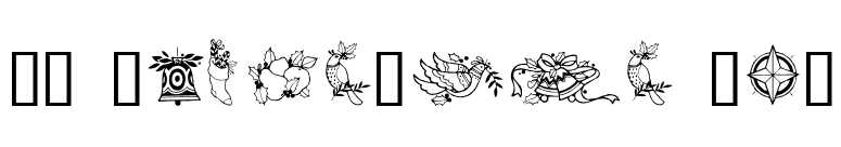 GE Christmas Joy font preview