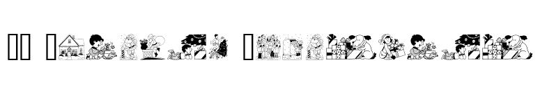 GE Comical Christmas font preview