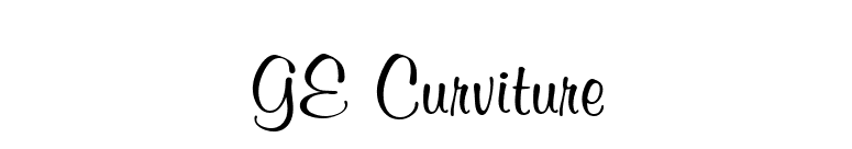 GE Curviture font preview