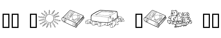 GE Grab Bag II font preview