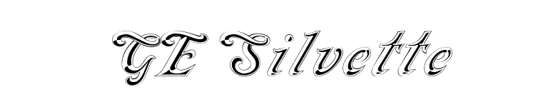 GE Silvette font preview