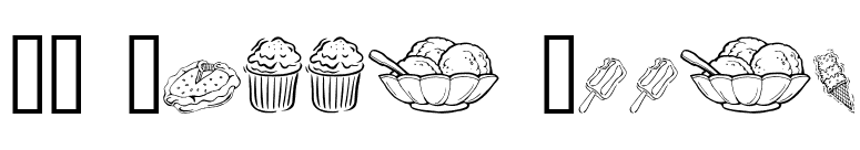 GE Sweet Tooth font preview