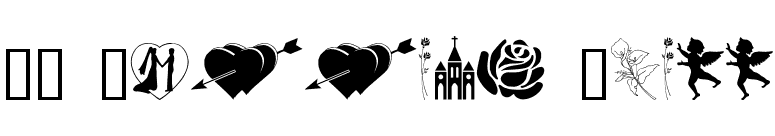GE Wedding Bliss font preview
