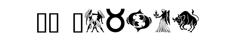 GE Zodiac font preview