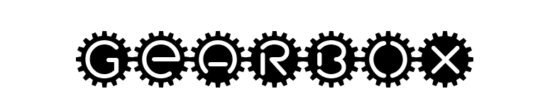 GearBox font preview
