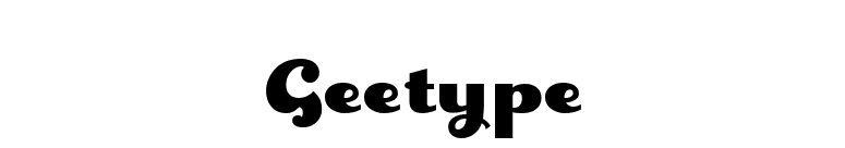 Geetype font preview