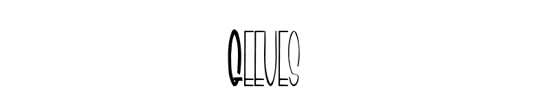 Geeves font preview