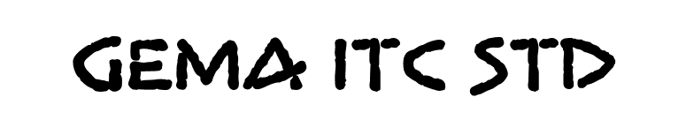 Gema ITC Std font preview