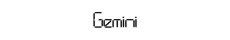 Gemini font preview