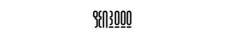 Gen3000 font preview