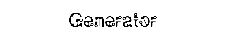Generator font preview