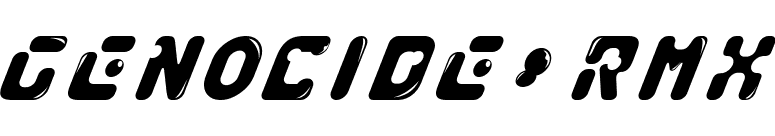 GENOCIDE_RMX font preview