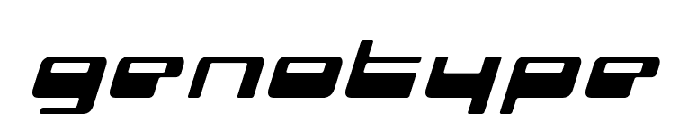 genotype font preview