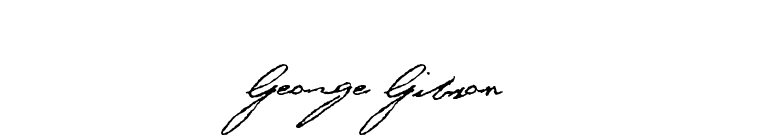 George Gibson font preview