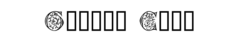 German Caps font preview