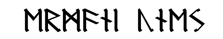 Germanic Runes font preview