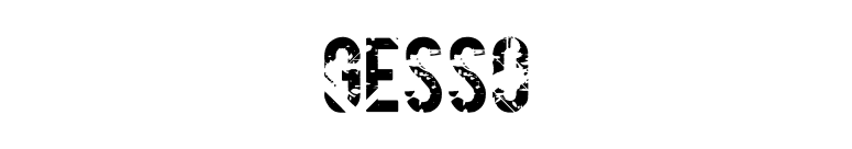 Gesso font preview