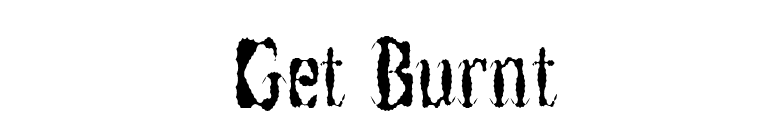 Get Burnt font preview