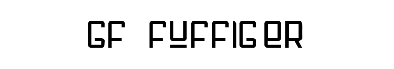 GF Fuffiger font preview