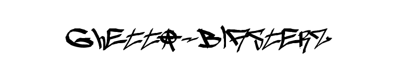 ghetto-blasterz font preview