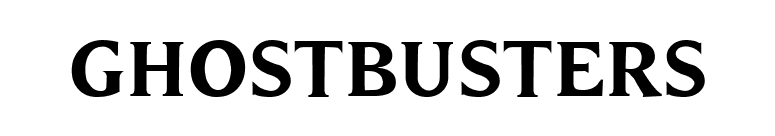 Ghostbusters font preview