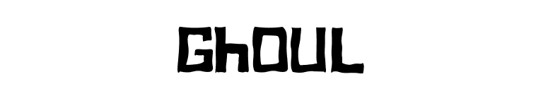 Ghoul font preview
