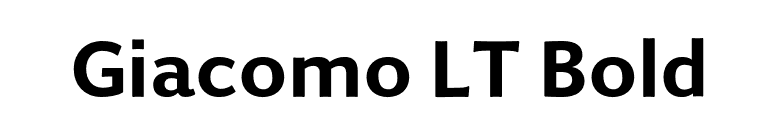 Giacomo LT Bold font preview