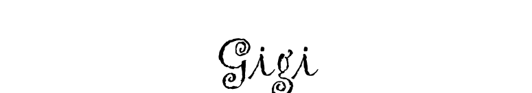 Gigi font preview