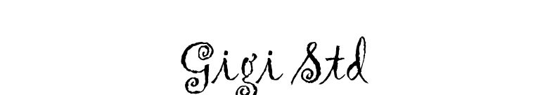 Gigi Std font preview