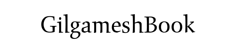 GilgameshBook font preview