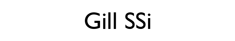Gill SSi font preview