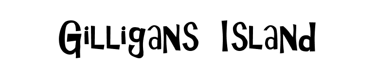Gilligans Island font preview