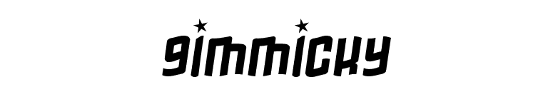 Gimmicky font preview