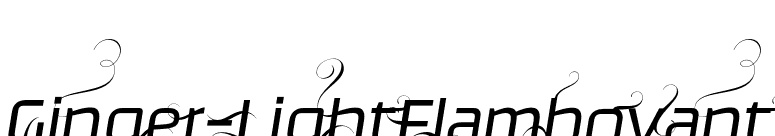 Ginger-LightFlamboyant font preview