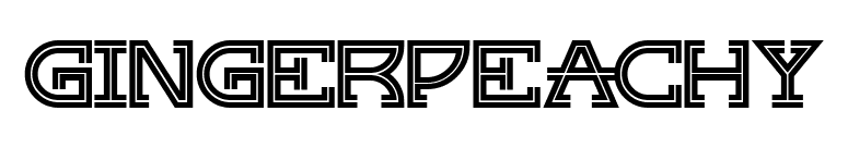 GingerPeachy font preview