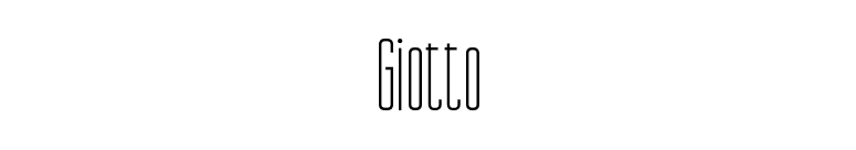 Giotto font preview