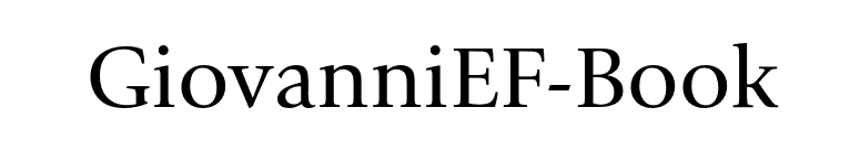 GiovanniEF-Book font preview
