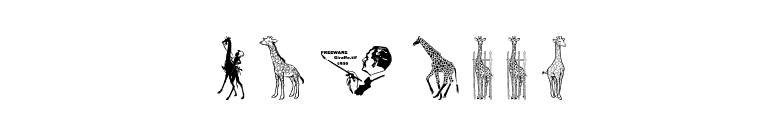 GIRAFFE font preview