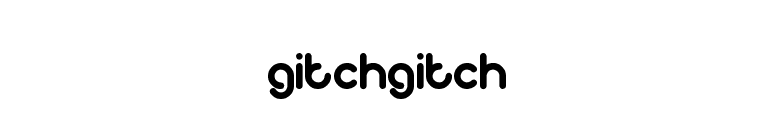 gitchgitch font preview