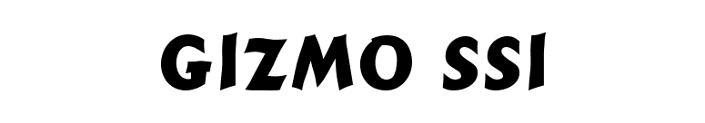 Gizmo SSi font preview