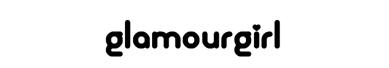 Glamourgirl font preview