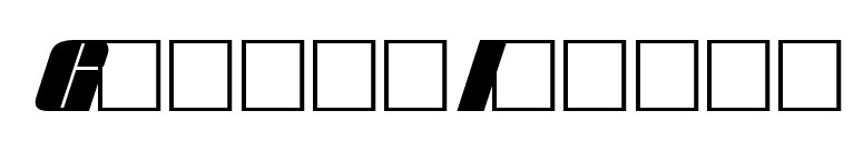 GlaserItalic font preview