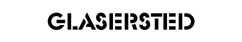 GlaserSteD font preview