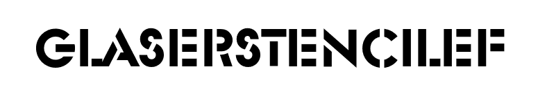 GlaserStencilEF font preview
