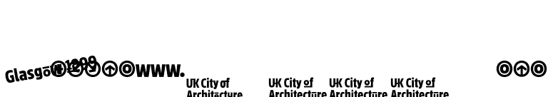 Glasgow1999-Logo font preview
