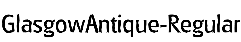 GlasgowAntique-Regular font preview